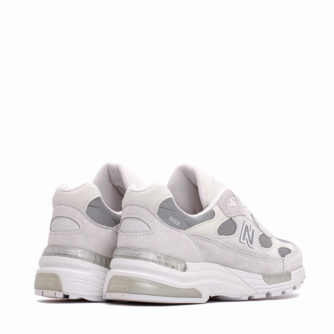 Trendy Flex New Balance Unisex Made in USA 992 White Reflection U992NC