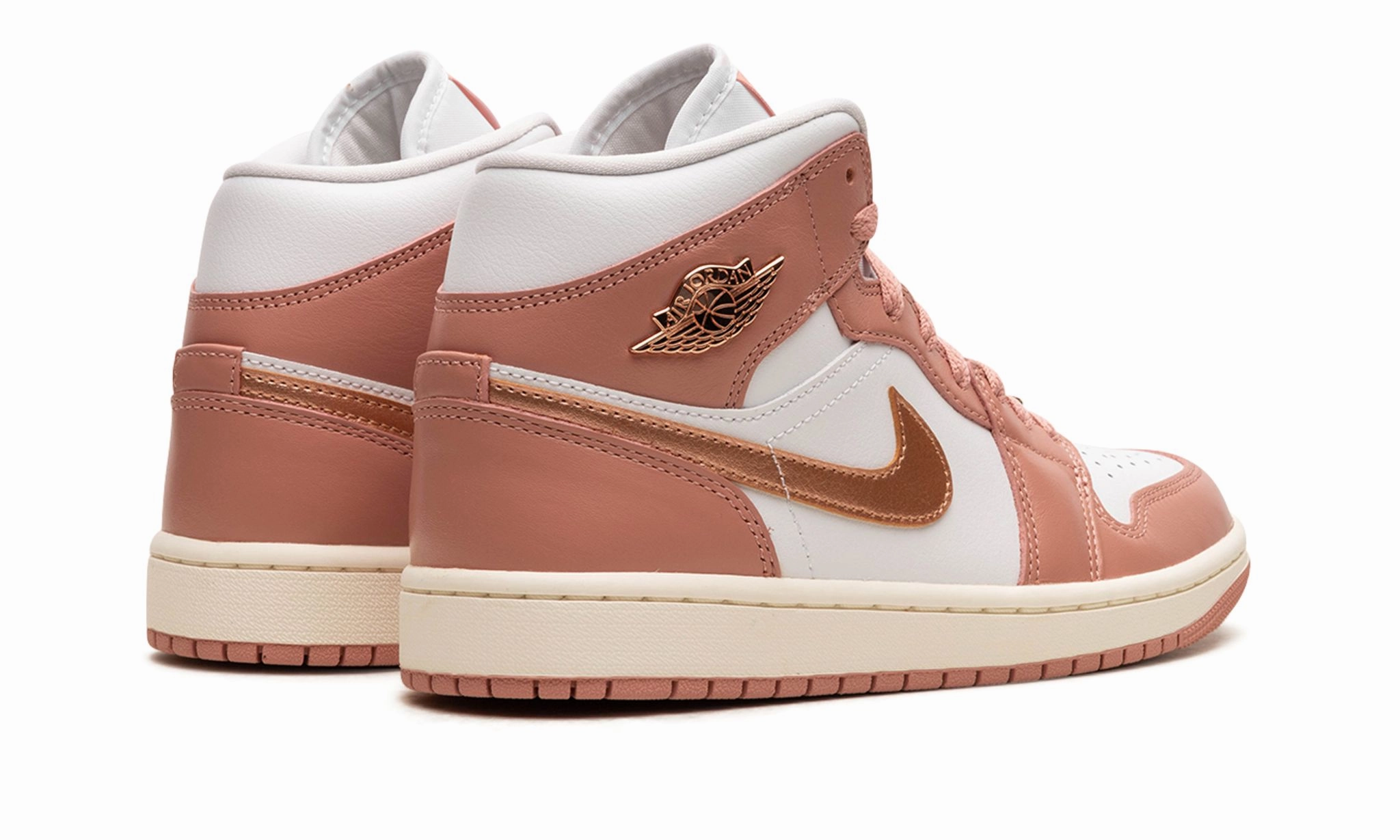 Trendy Vibe Air Jordan 1 Mid Wmns Red Stardust