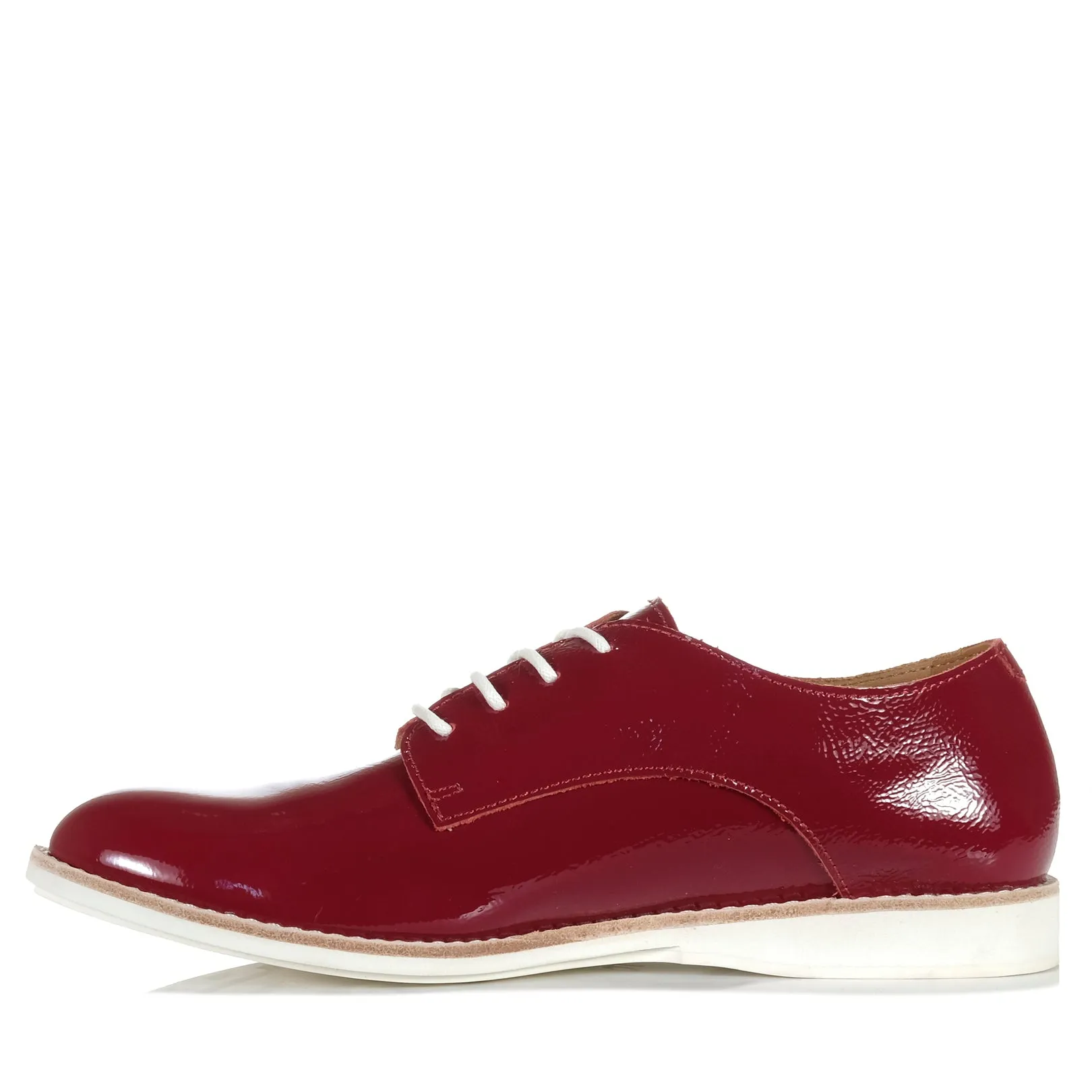 Ultra-soft piece Rollie Derby Super Soft Merlot Patent