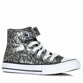 Converse Chuck Taylor Kids Shinefetti 1V Hi Dark Matter Timeless Quality Cozy Feel