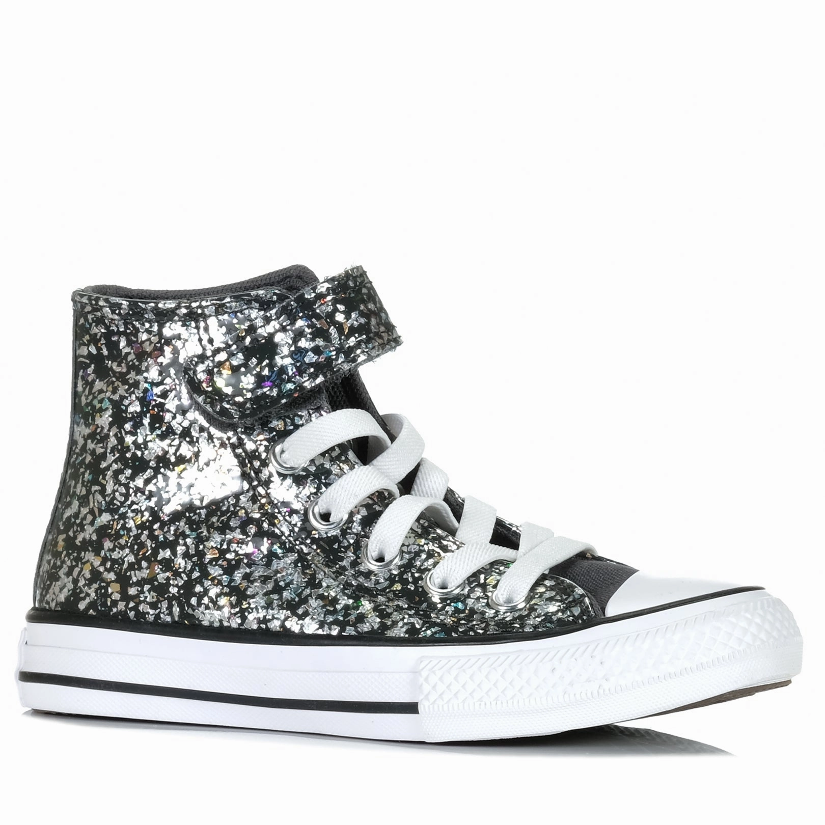 Ultra Fit Converse Chuck Taylor Kids Shinefetti 1V Hi Dark Matter