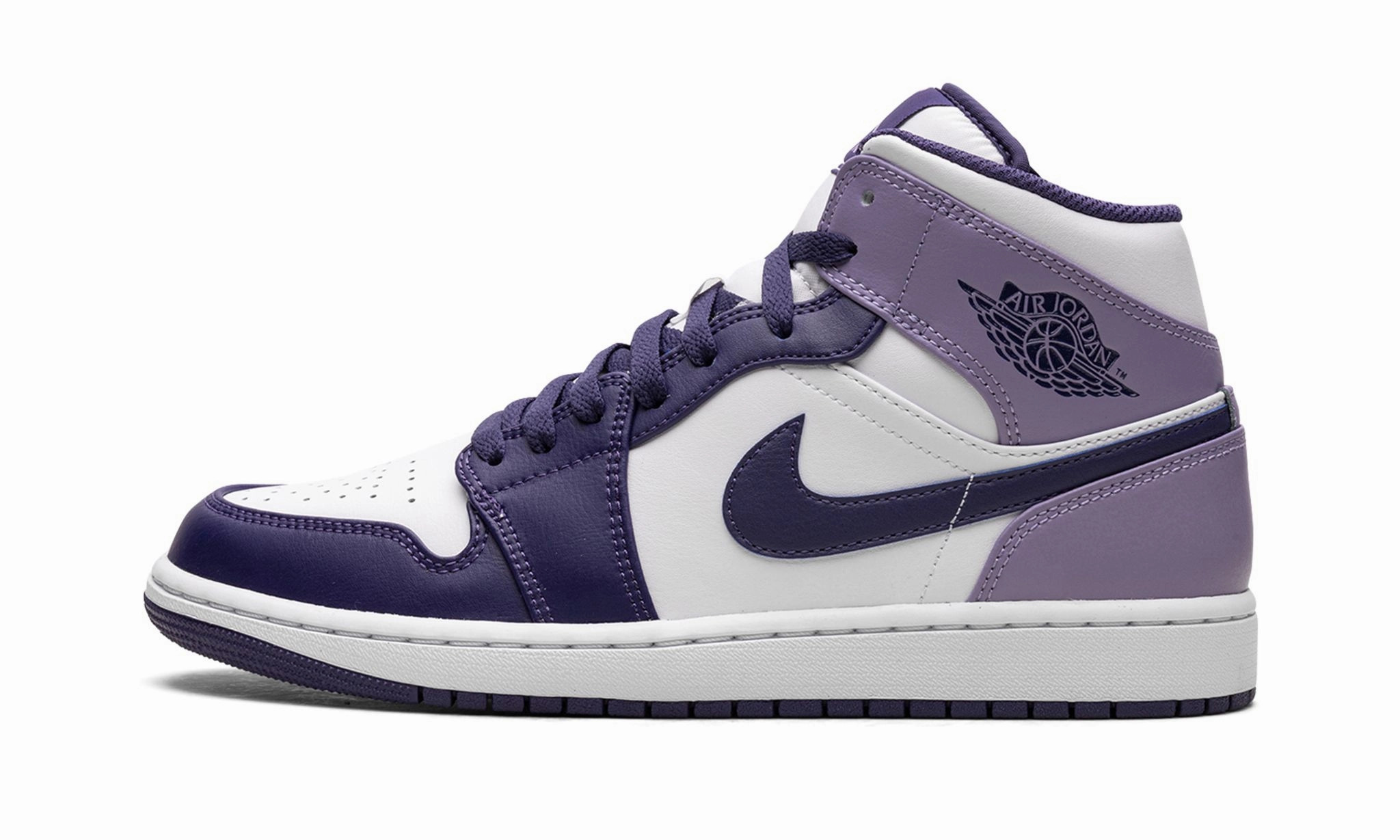 Air Jordan 1 Mid Sky J Purple Comfortable Design