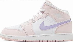 Ultimate Flex Structured silhouette Air Jordan 1 Mid Pink Wash (GS)