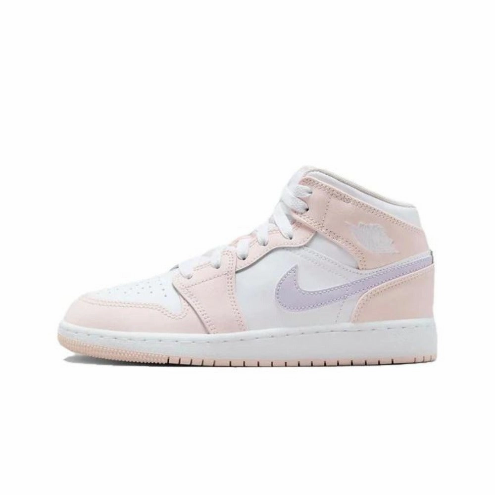 Ultra-soft fit Air Jordan 1 Mid Pink Wash (GS)