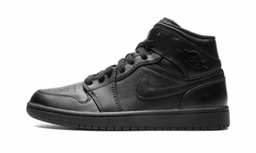 Air Jordan 1 Mid 'Triple Black' 2022 Flexibility Boost