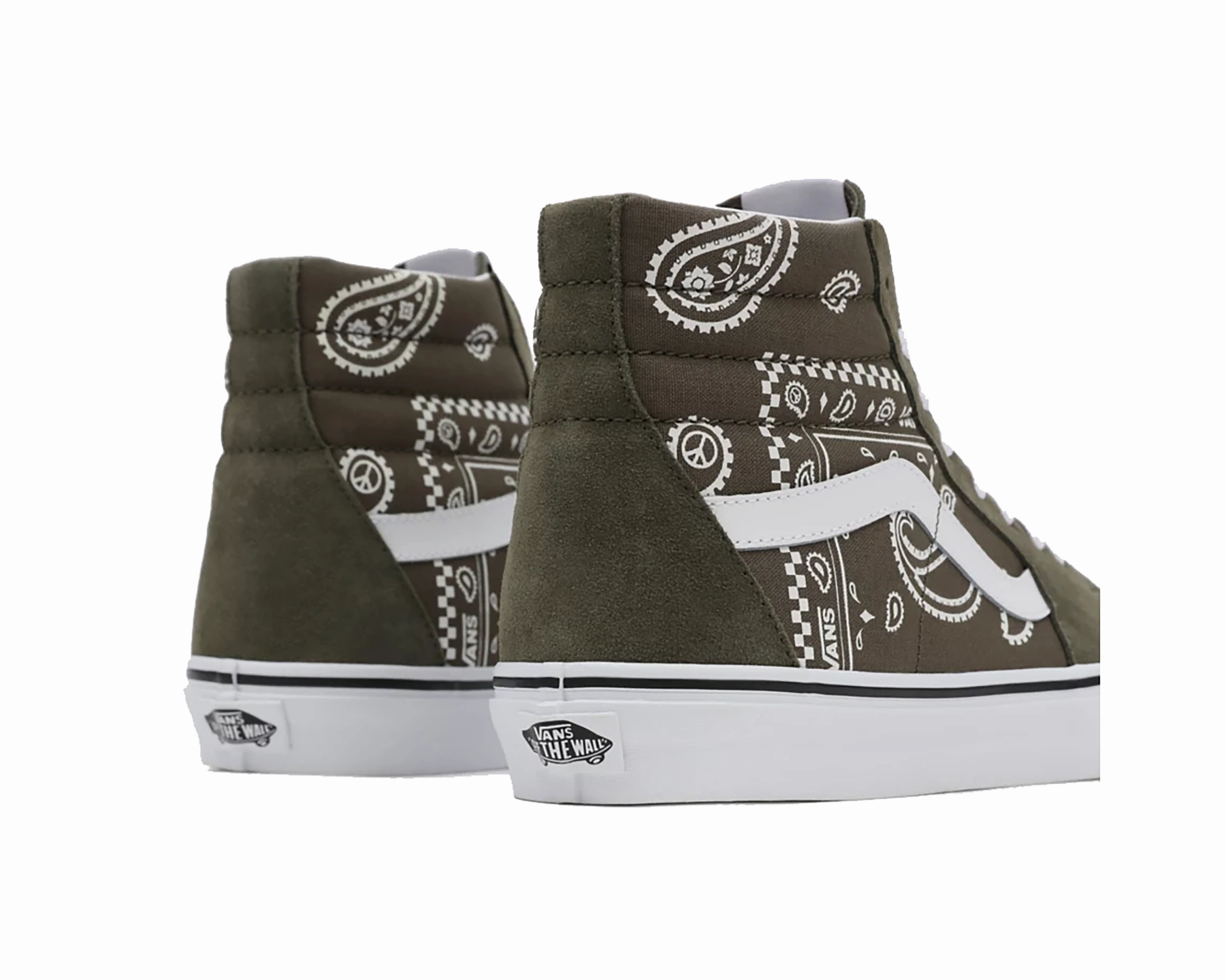 Unisex Peace Paisley Sk8-Hi Energy Boost