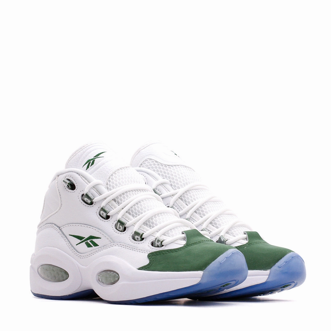 Urban Lookbook Reebok Classics Basketball Men Question Mid Allen Iverson White Green ID6690