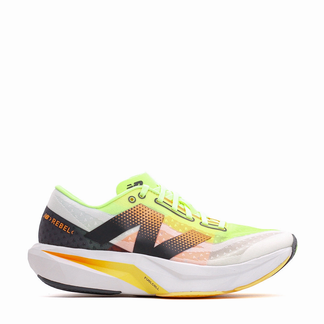 Urban Stride New Balance Men FuelCell Rebel v4 White Lime MFCXLL4