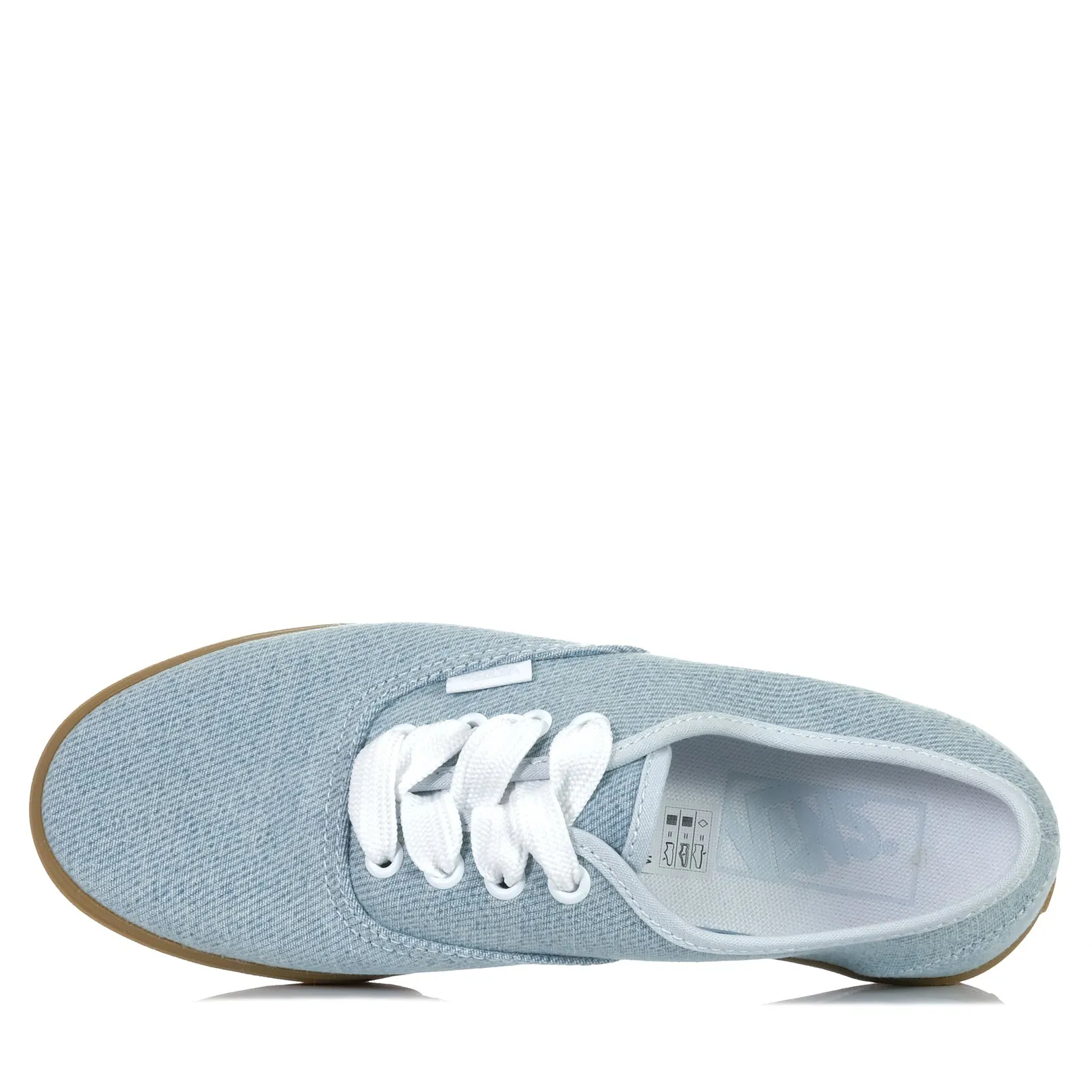 Vans Authentic Lowpro Denim Baby Blue Form Fit