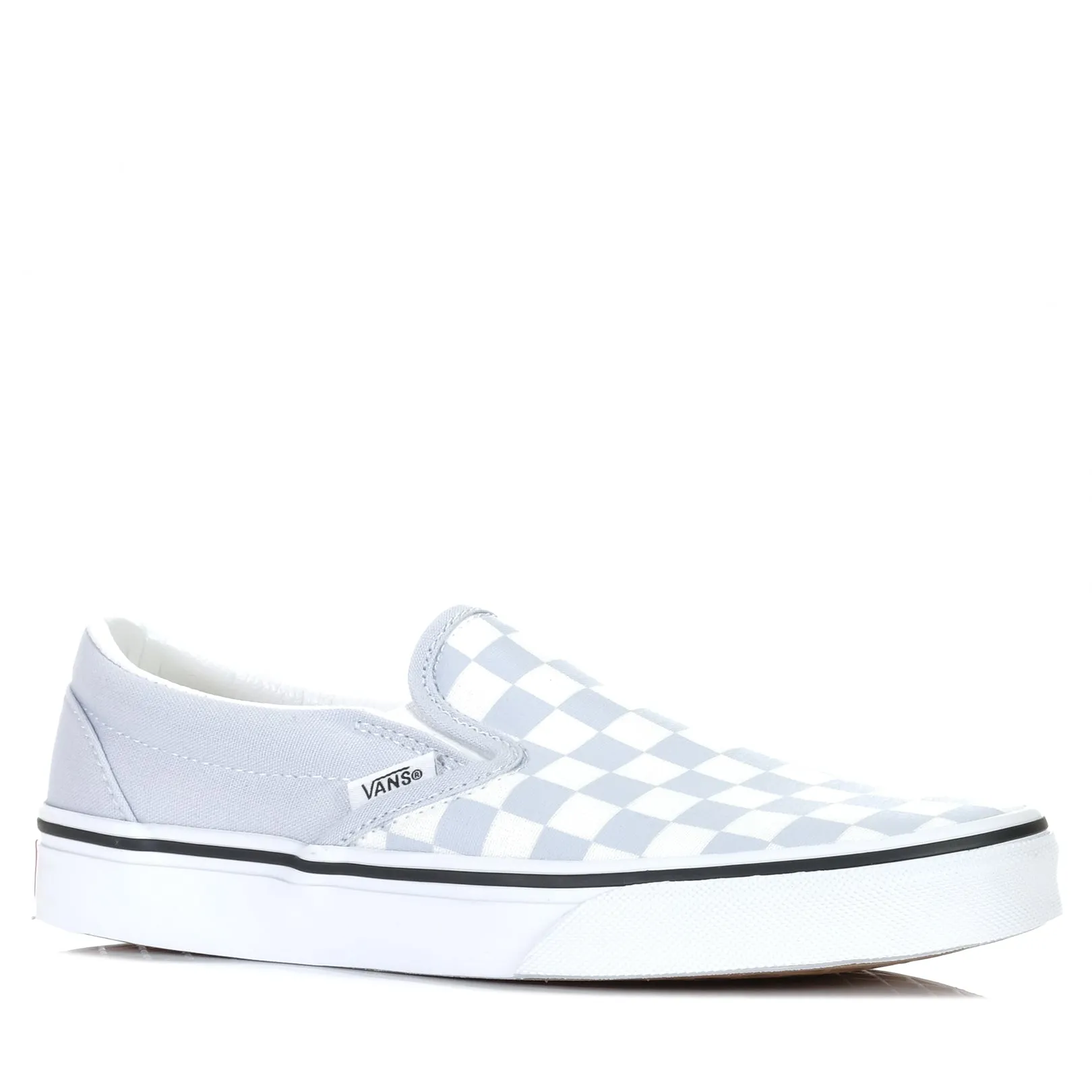 Upgraded design Full Grip Vans Classic Slip-On Checkerboard Halogen Blue