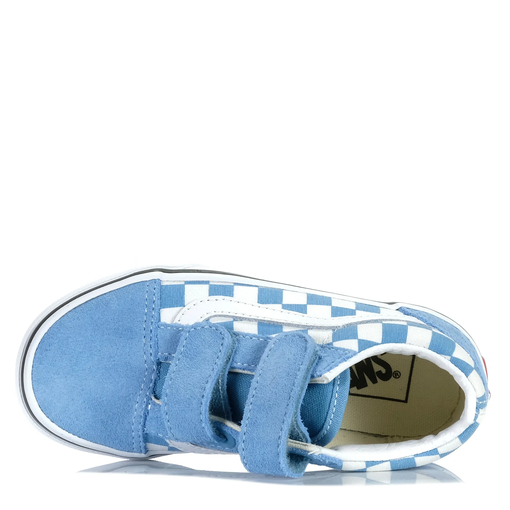 Vans Old Skool V Checkerboard Heritage Blue Easy Cushioning