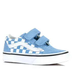 Urban Luxury Performance Boost Vans Old Skool V Checkerboard Heritage Blue