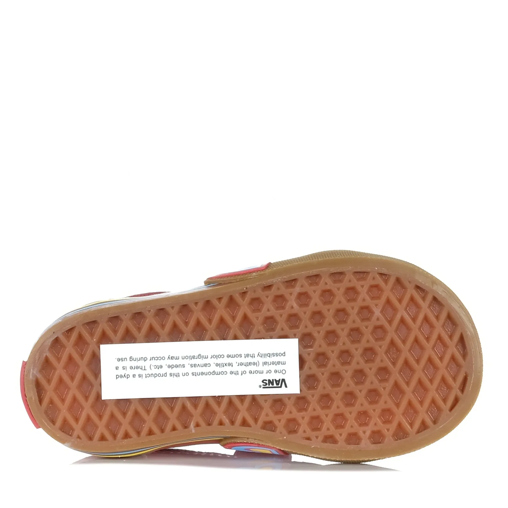 Vans Old Skool V Heart Toddler Pink/Multi Walk Ready Frame