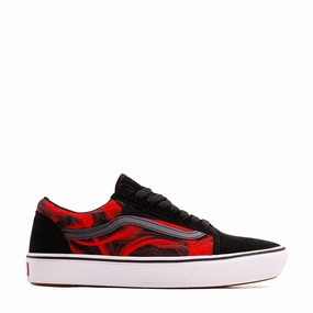 Vans Men ComfyCush Old Skool After Dark Black VN0A5DYCY09 Leaf Path Hold Step