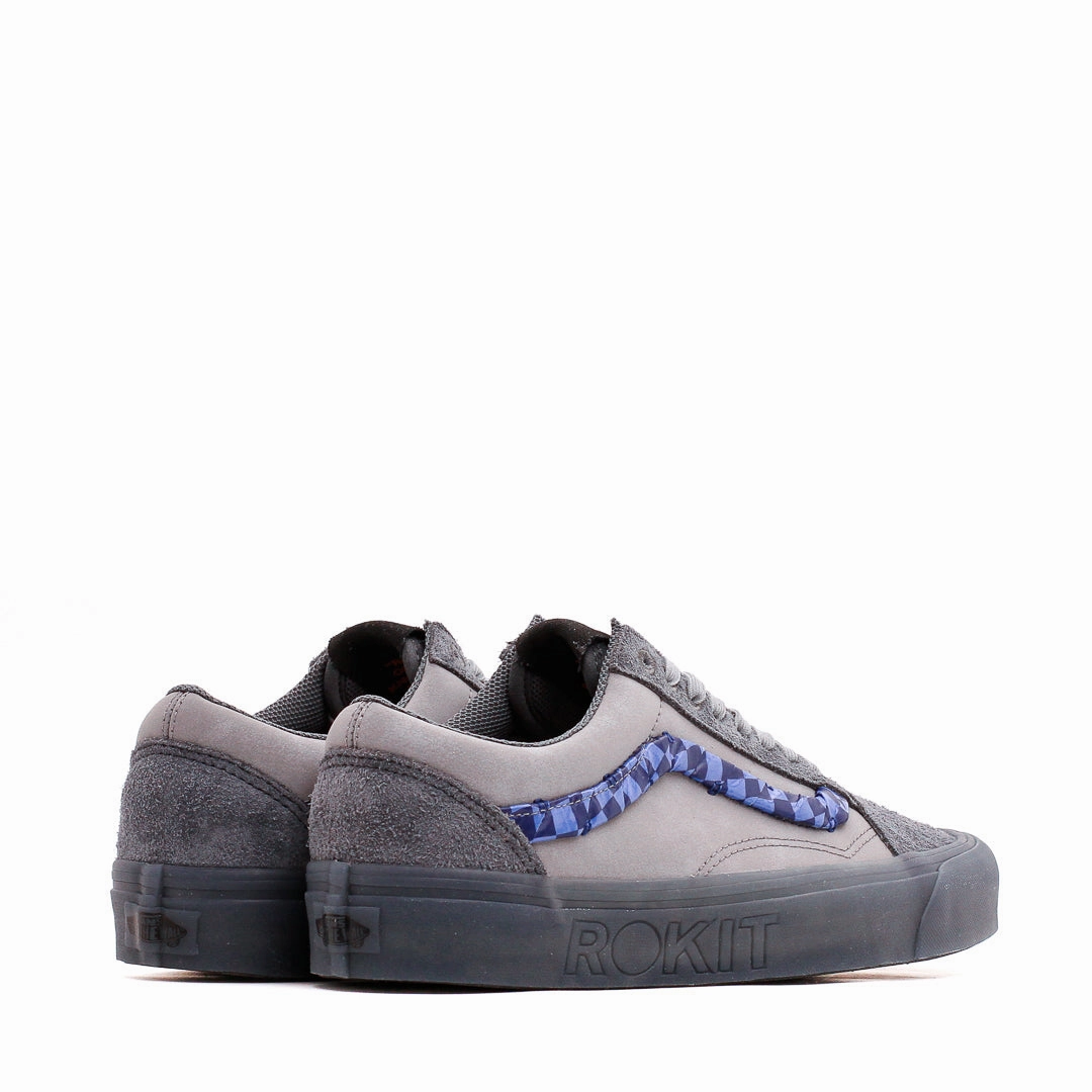 Vans Men Old Skool 36 DX WS x Rokit Grey VN0000SRBKU High-Quality Build