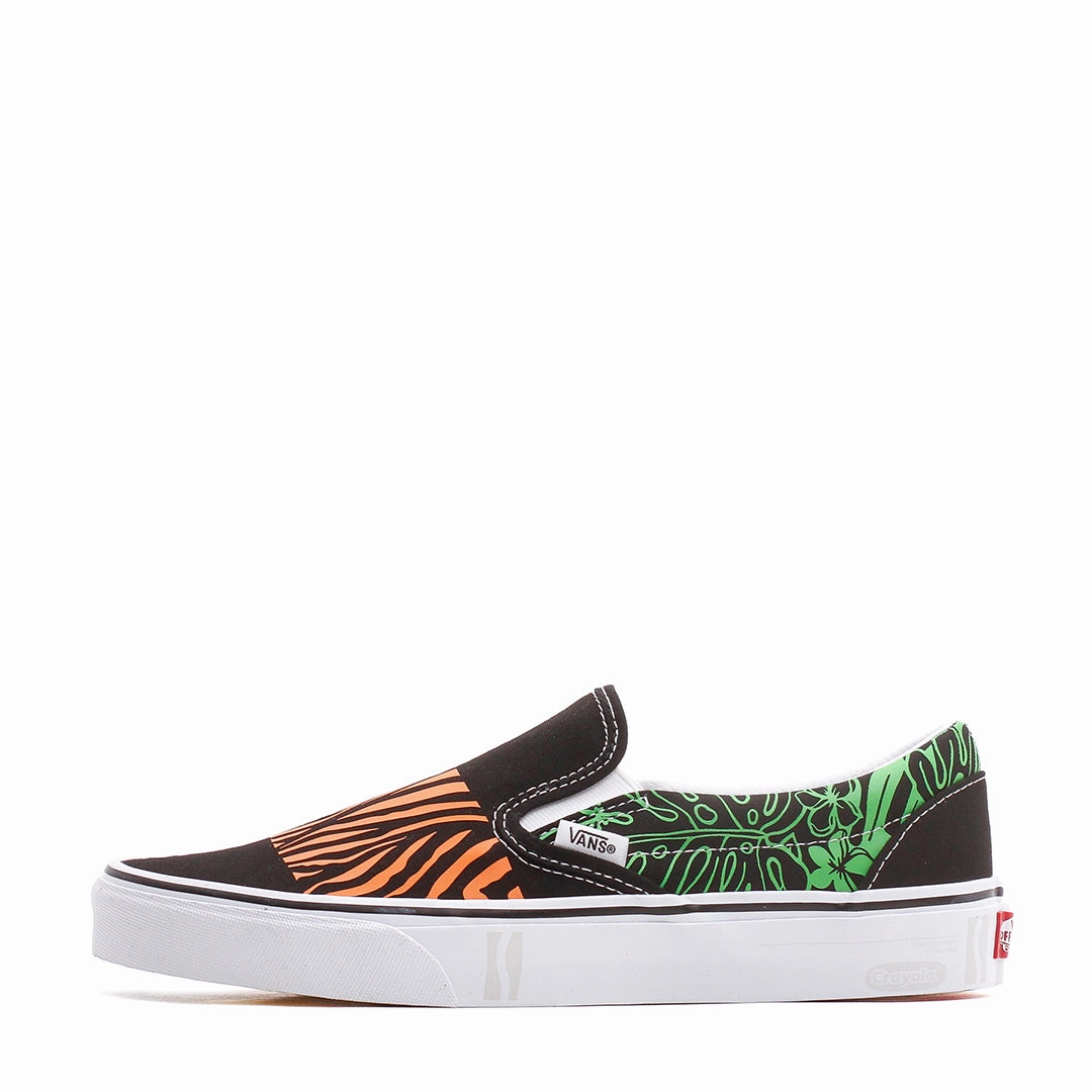 Vans Men UA Classic Slip-On x Crayola VN0A5JMHARZ Sleek upper