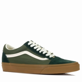 Sleek lines Comfy Fit Vans Old Skool Sporty Green/Gum