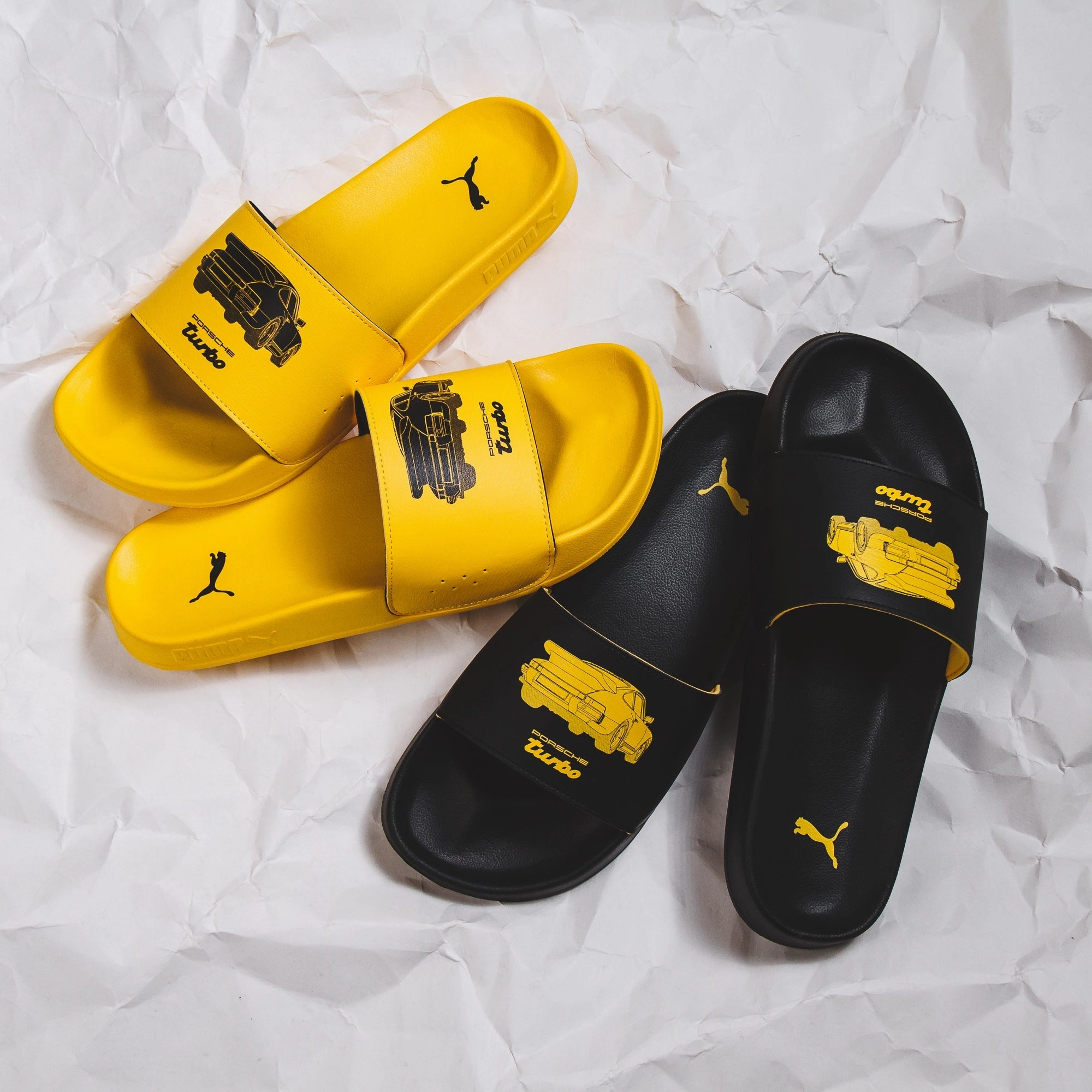 Versatile Step Puma Men PL Porsche Leadcat 2.0 Black Lemon 307568-01