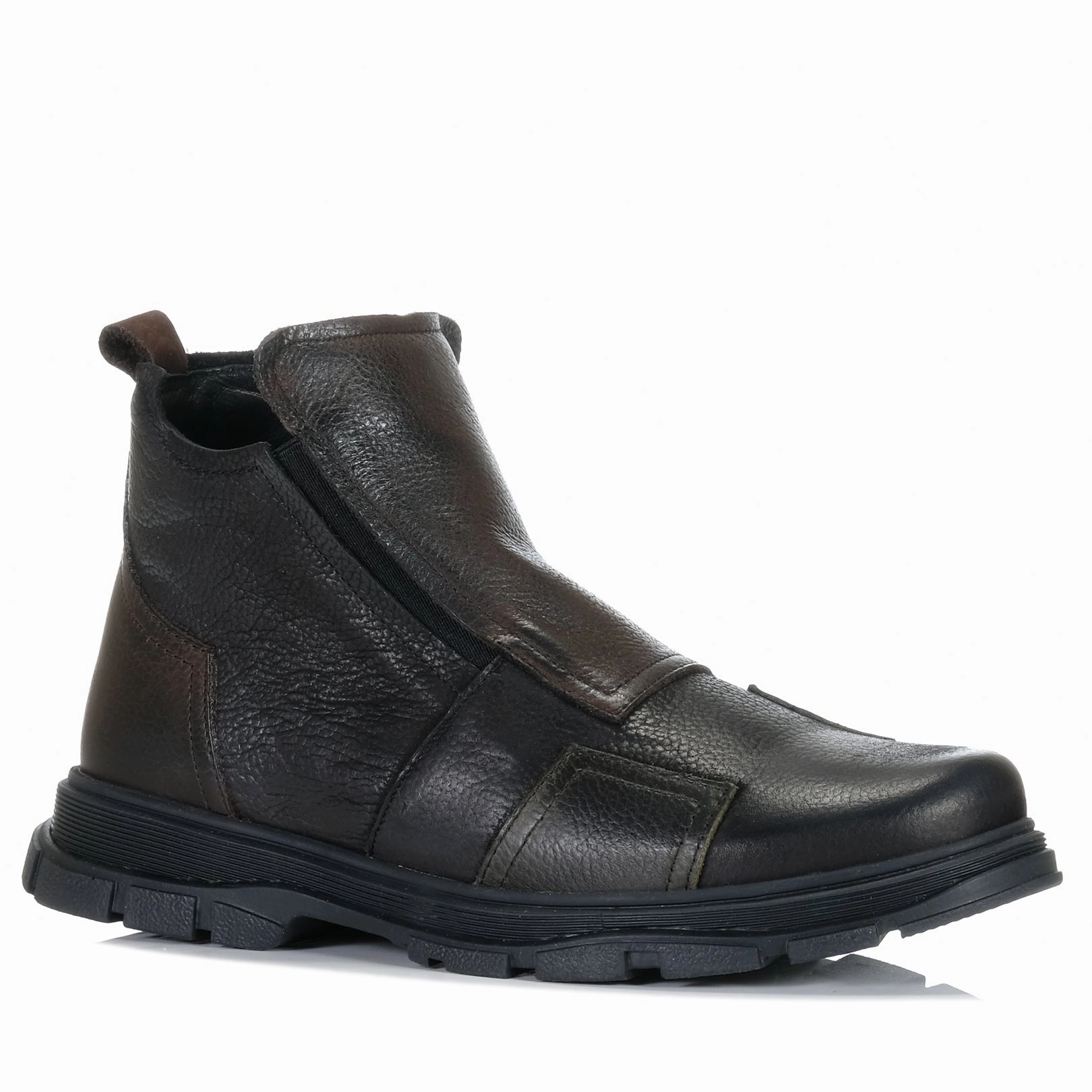 Via Nova Millie Black Combo Winter Scene Rugged Design