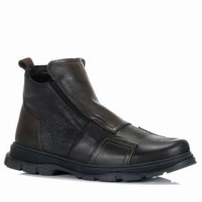 Via Nova Millie Black Combo Winter Scene Rugged Design