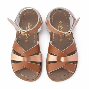 City Vibe Salt Water Sandals Original Mash-Up - Rose Gold/Tan