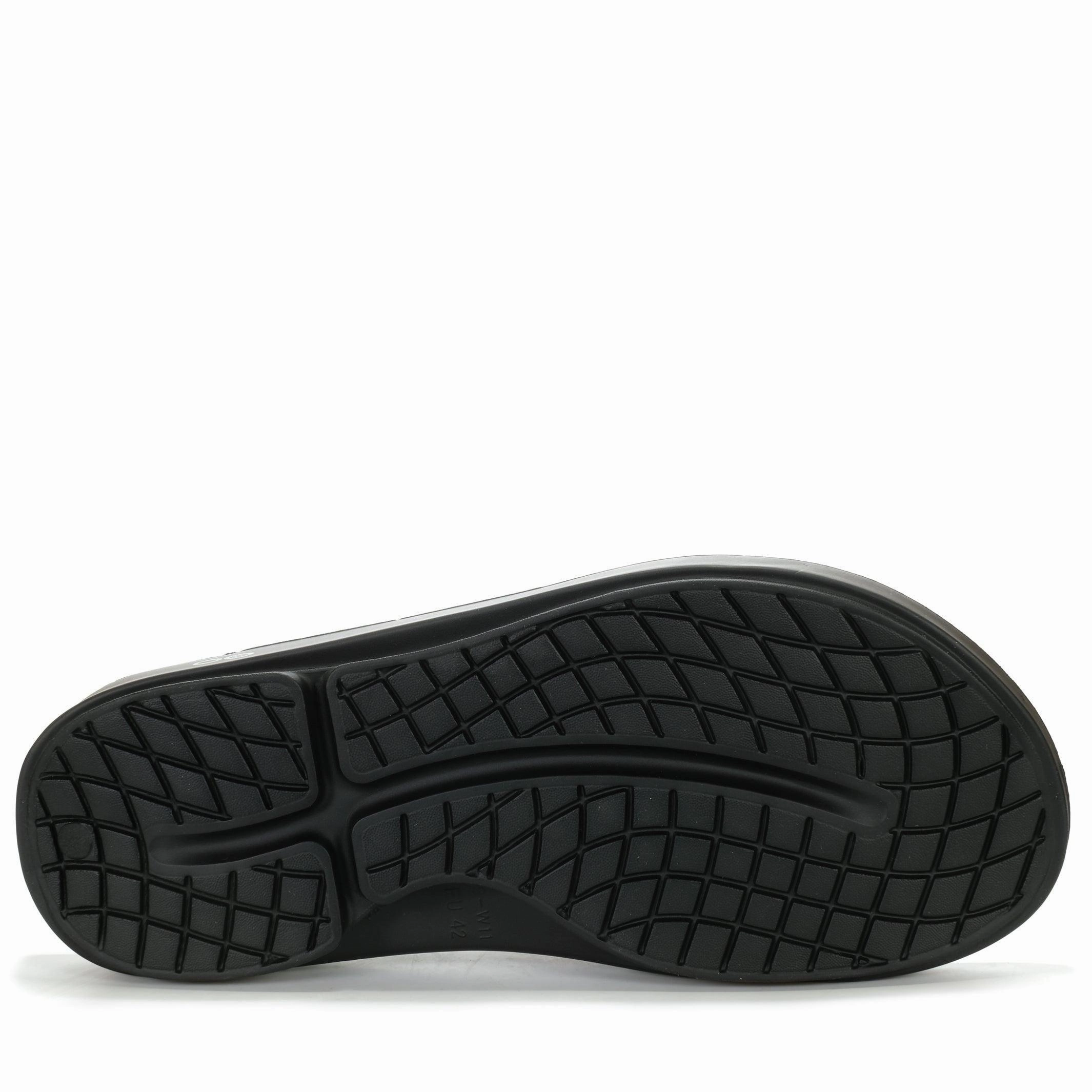 Walk Flow Oofos OOriginal Thong Black
