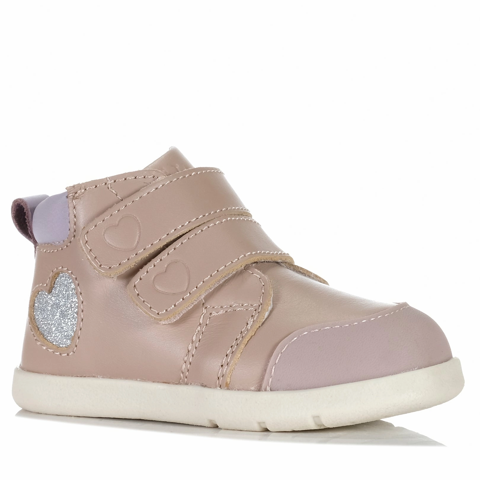 Elasticated Pretty Brave Heart Boot Blush