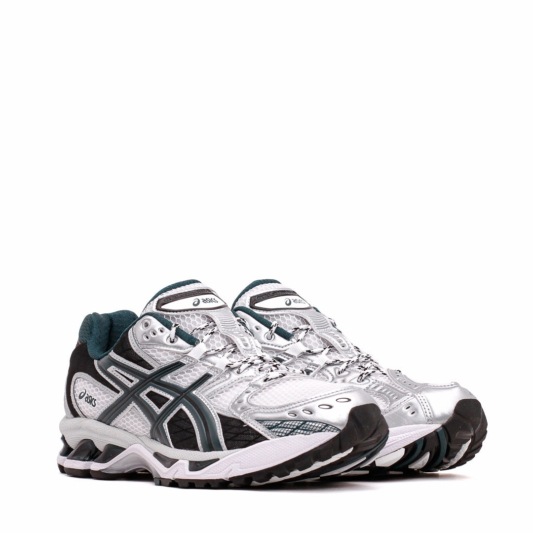 Wear All Day Asics Men Gel-Nimbus 10.1 White Saxon Green Core 1203A543-103