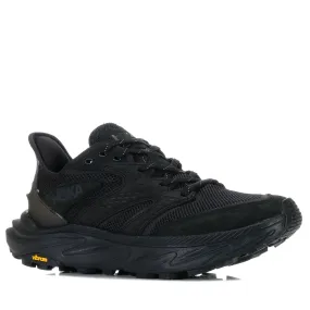 running for mental clarity asphalt - running shoes Hoka Anacapa 2 Freedom (D) Black/Black