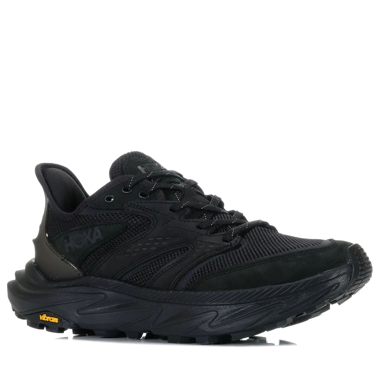 running for mental clarity asphalt - running shoes Hoka Anacapa 2 Freedom (D) Black/Black