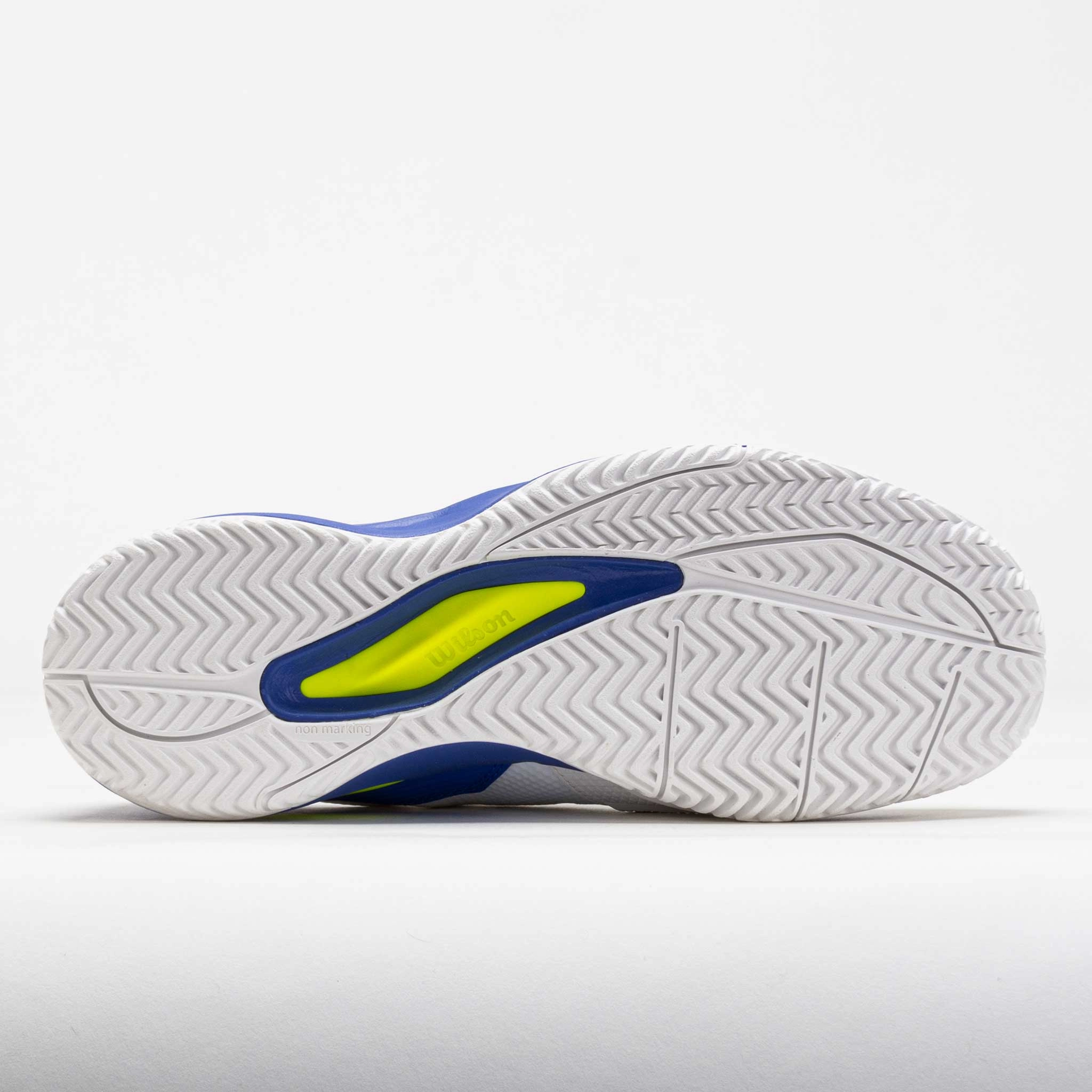 Wilson Rush Pro Ace Men's White/Amparo Blue/Safety Yellow Power Drive