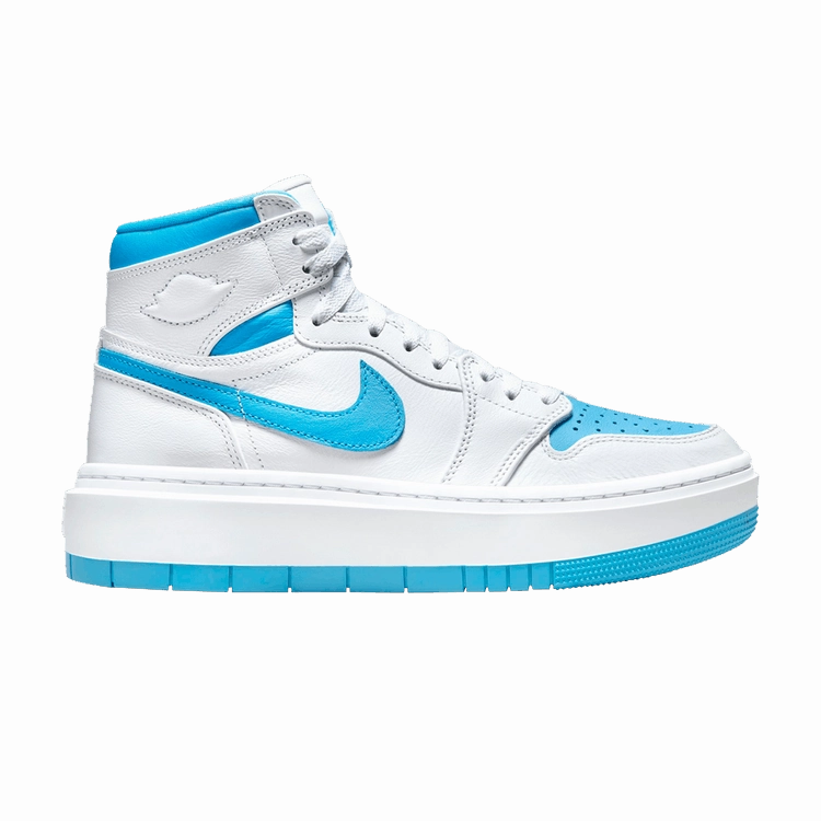 Wmns Air Jordan 1 Elevate High 'White Dark Powder Blue' Travel Step-On