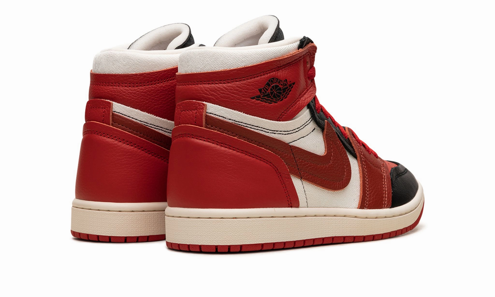 Wmns Air Jordan 1 High Method of Make 'Sport Red' Urban Style Comfort