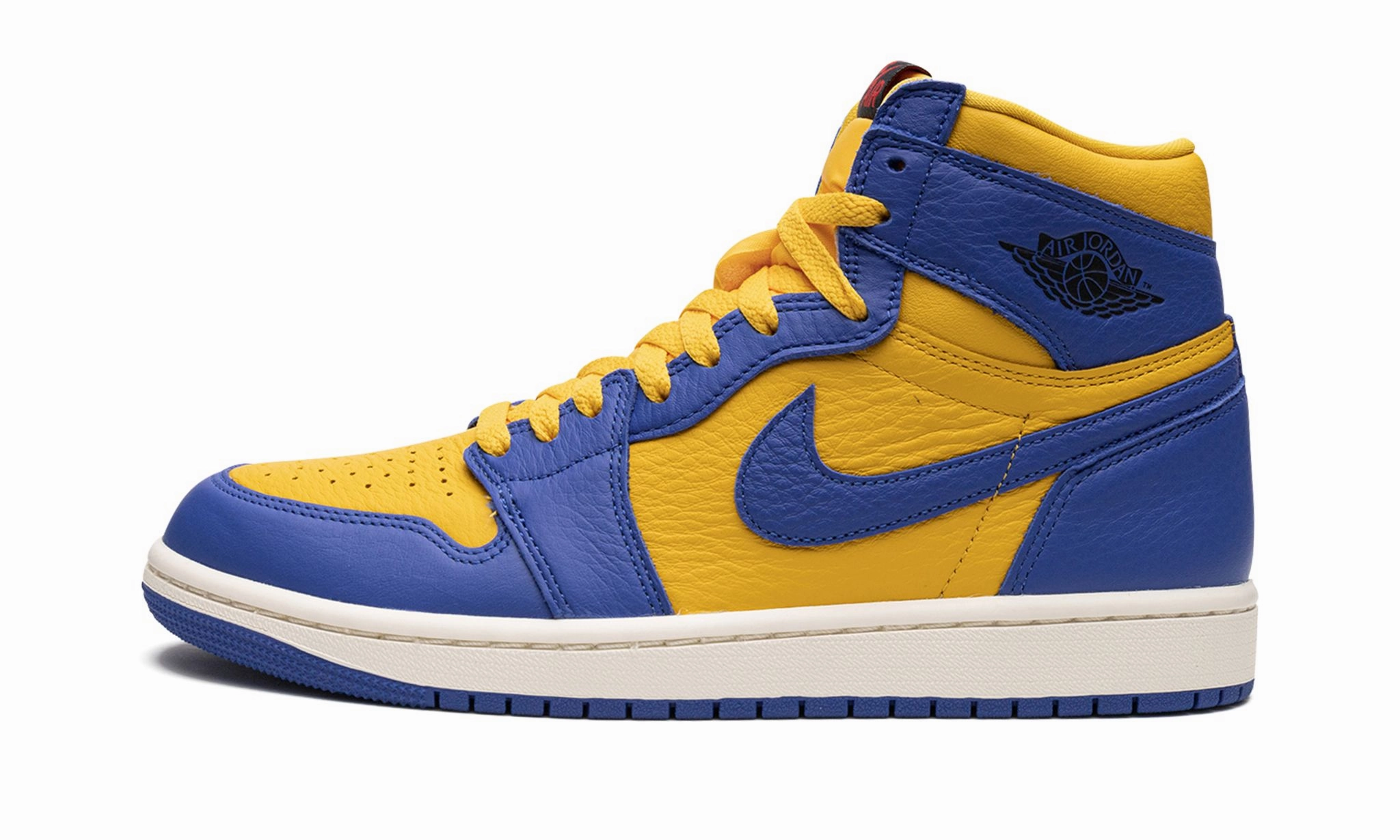 Wmns Air Jordan 1 High OG Wmns Reverse Laney Varsity Maize Breathable Lining