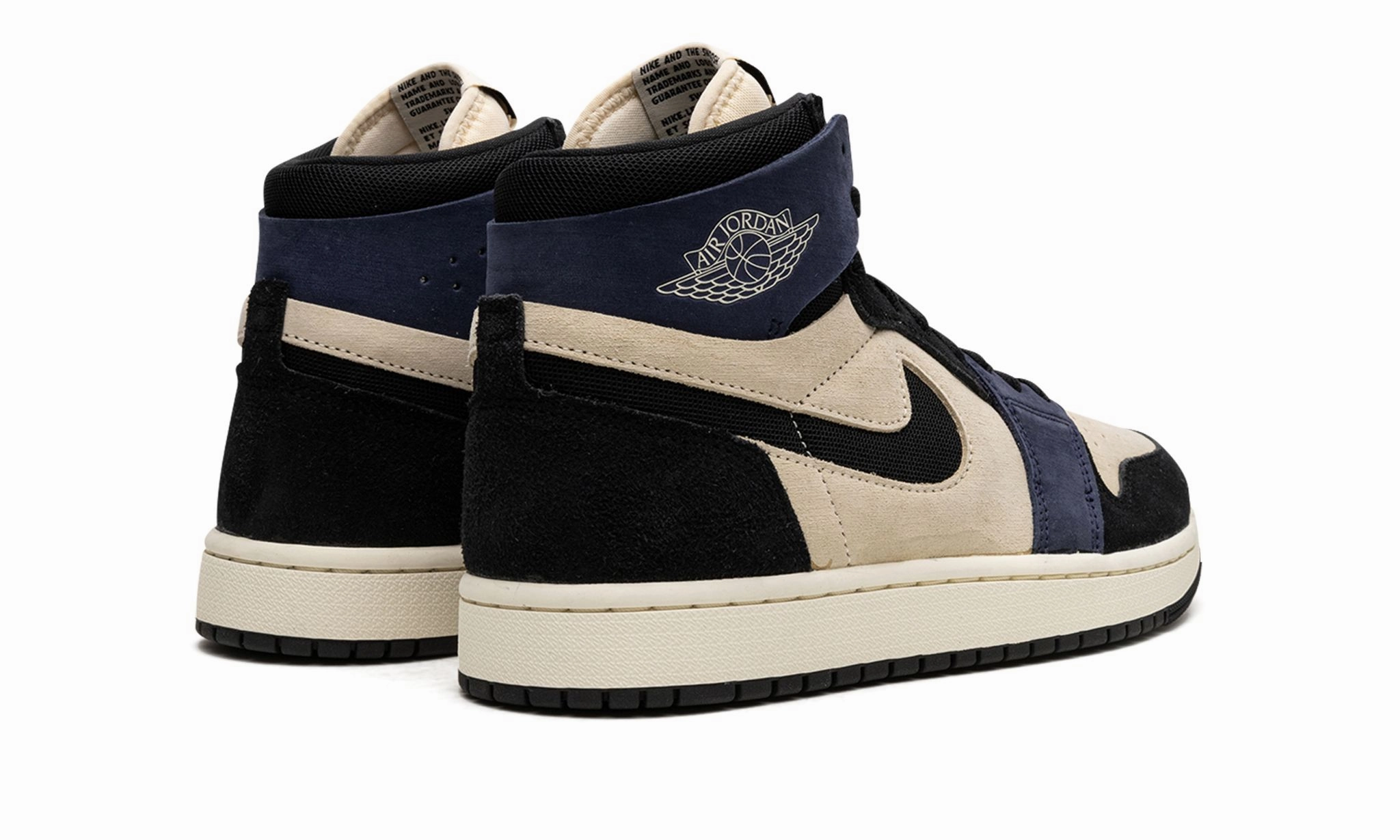 Wmns Air Jordan 1 High Zoom Comfort 2 'Blackened Blue' Durable Stitch