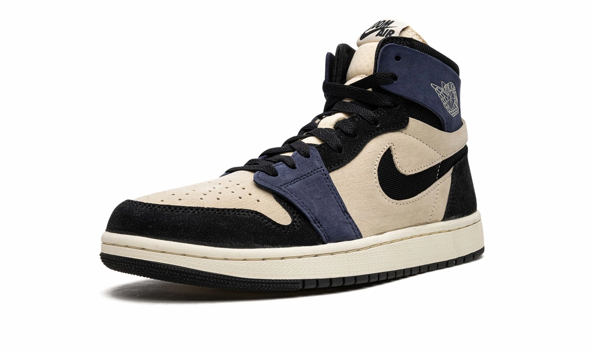 Wmns Air Jordan 1 High Zoom Comfort 2 'Blackened Blue' Durable Stitch