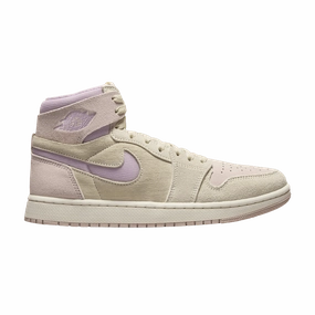 Wmns Air Jordan 1 High Zoom Comfort 2 'Muslin Plum Chalk' Wind Step All-Purpose Footwear