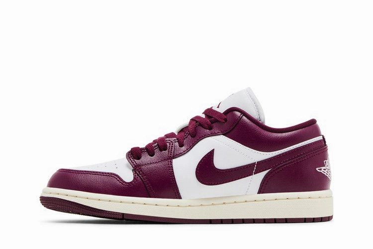 Wmns Air Jordan 1 Low 'Bordeaux' Comfortable Slip-On
