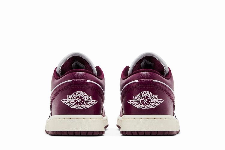 Wmns Air Jordan 1 Low 'Bordeaux' Comfortable Slip-On