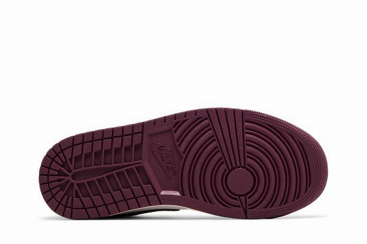 Wmns Air Jordan 1 Low 'Bordeaux' Comfortable Slip-On