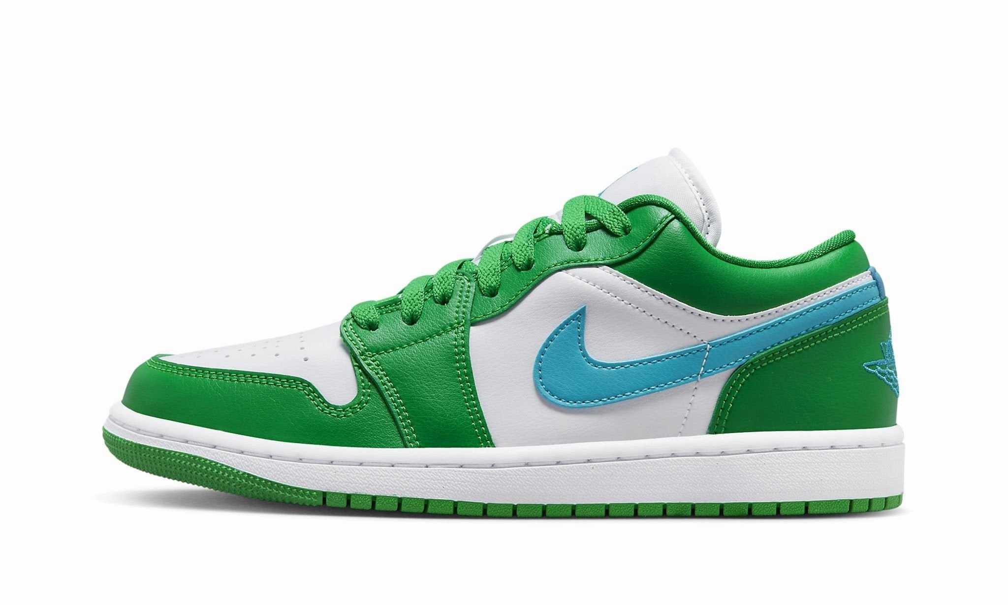 Wmns Air Jordan 1 Low 'Lucky Green' Port Path Fast Move