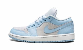 Rose Glow City Explorer Wmns Air Jordan 1 Low Football Grey