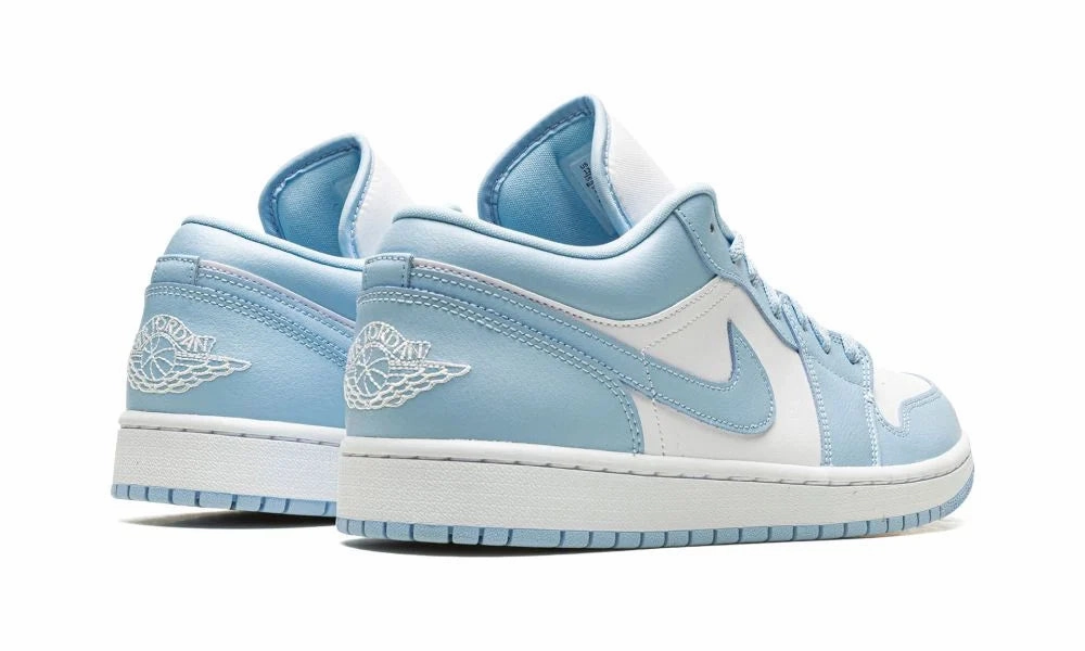 Wmns Air Jordan 1 Low Ice Blue Lightweight Step Comfort