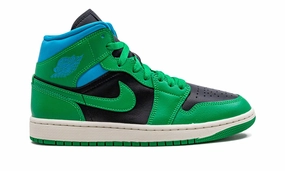 Wmns Air Jordan 1 Mid 'Lucky Green Aquatone' Ultra-soft fit