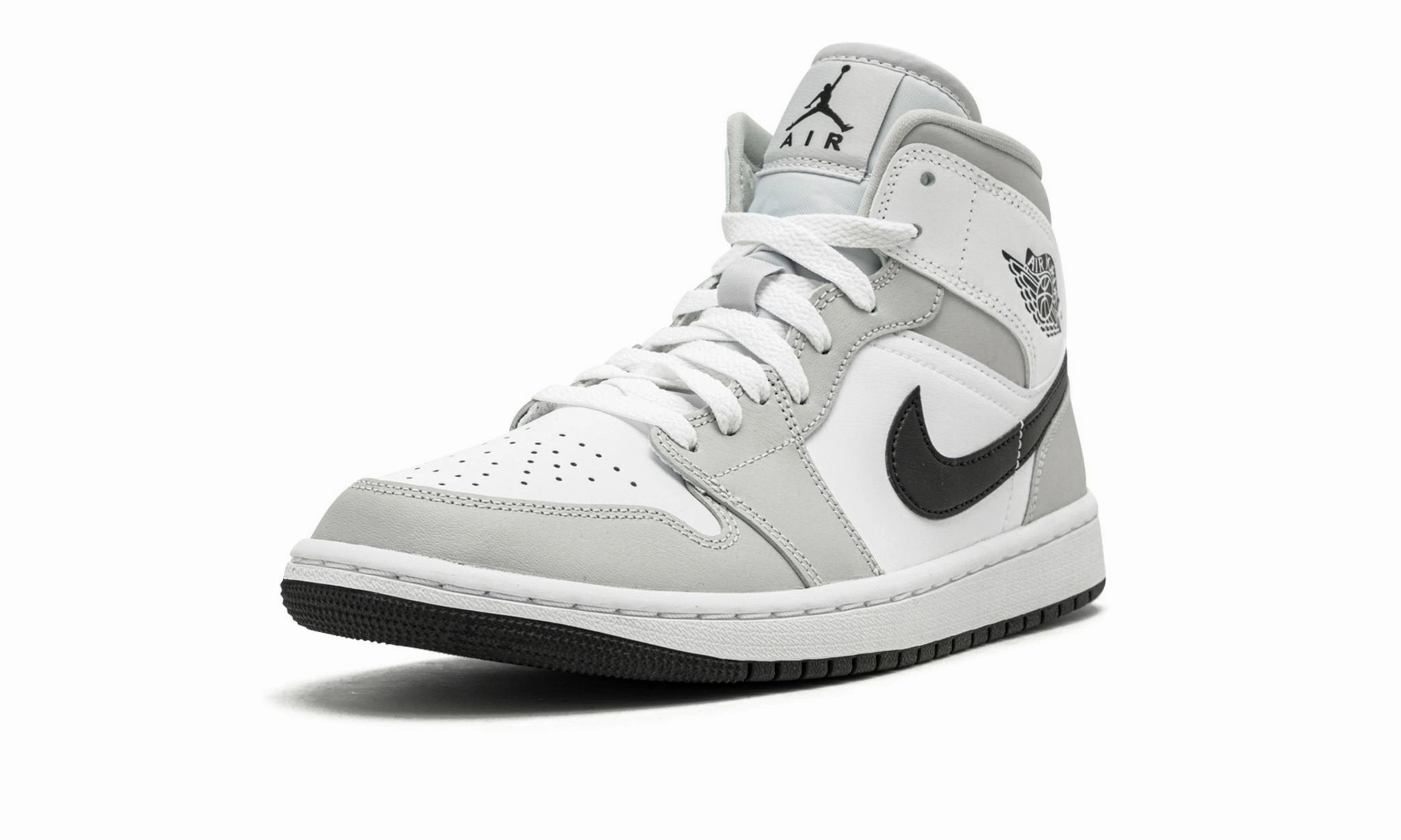 Wmns Air Jordan 1 Mid Grey FOG Layered construction