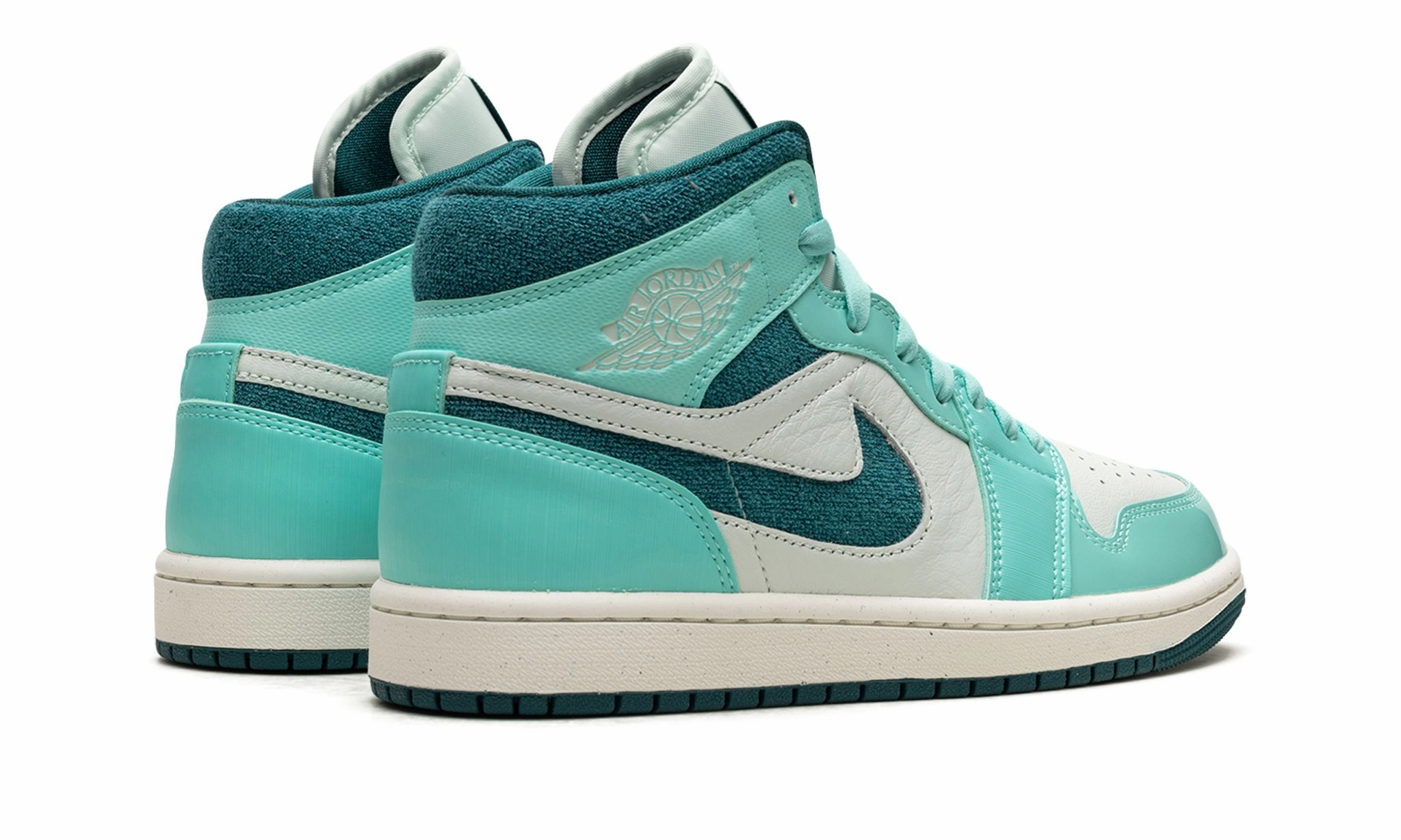 Wmns Air Jordan 1 Mid SE 'Bleached Turquoise / Sky J Teal' Power Ride