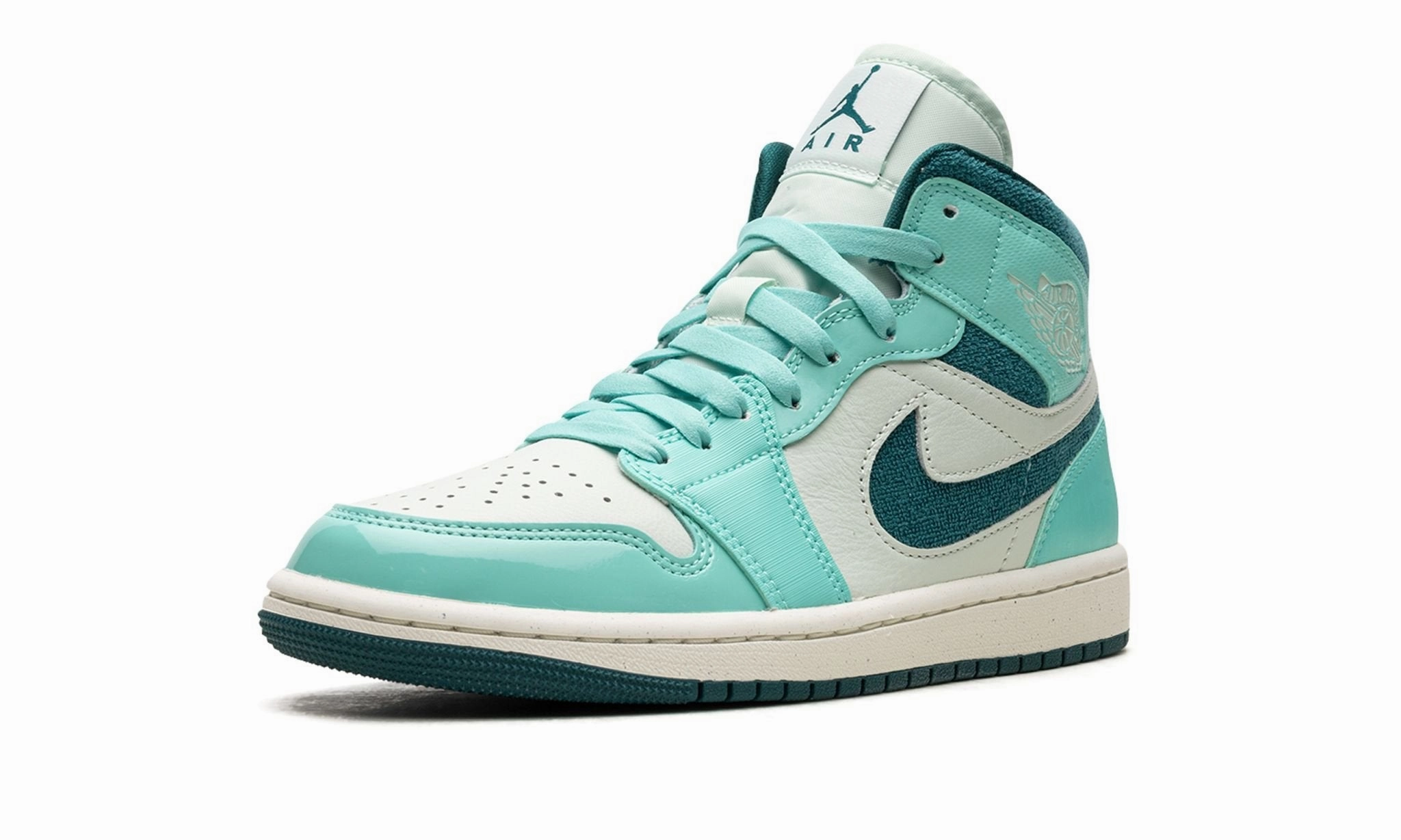 Wmns Air Jordan 1 Mid SE 'Bleached Turquoise / Sky J Teal' Power Ride