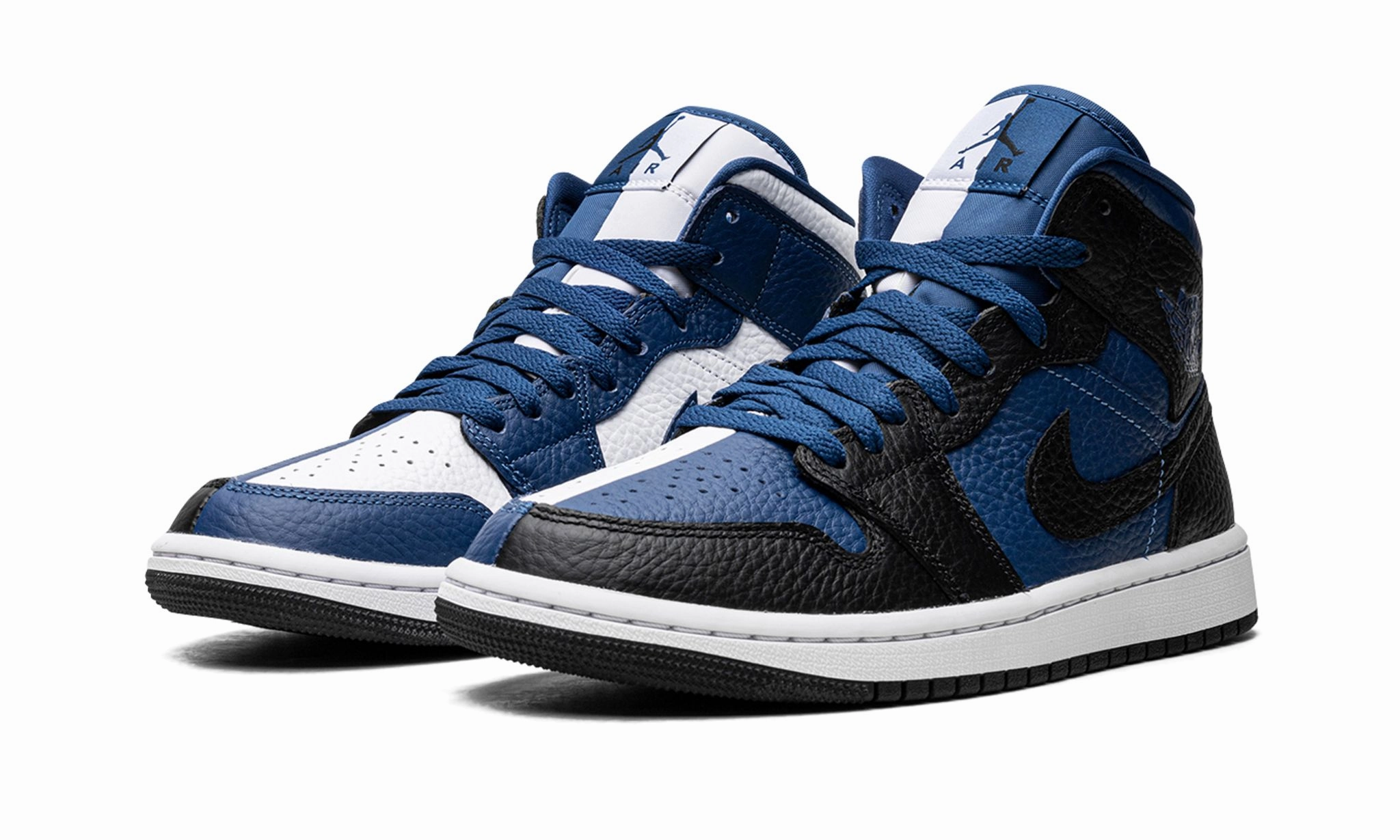 Wmns Air Jordan 1 Mid Split French Blue All-around touch