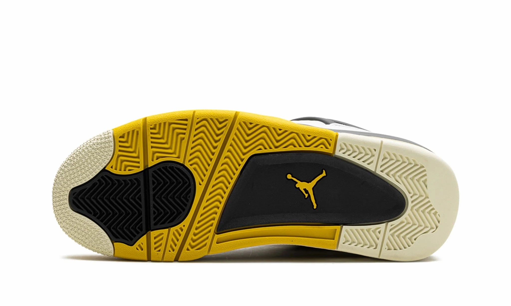 Wmns Air Jordan 4 Retro 'Vivid Sulfur' Elastic upper