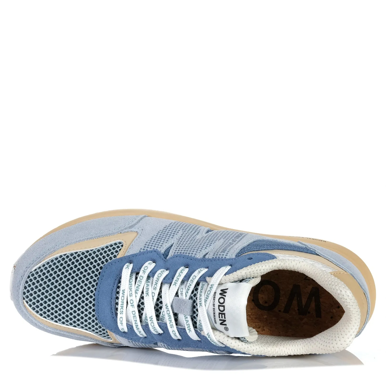 Woden Rigmor Open Mesh Ice Blue Comfort Edge